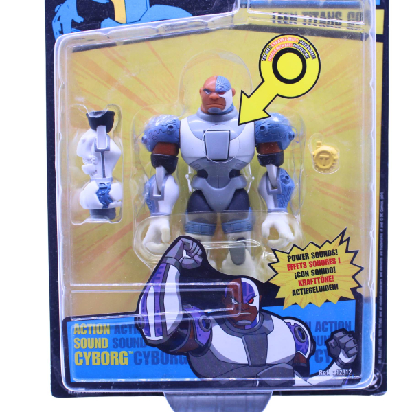 Teen Titans Cyborg Action Sound Figur (2004) OVP – Bandai | hoppla-stuff.de